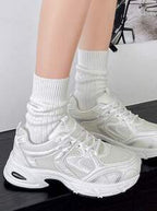 Sodalemon Novos Tênis Esportivos Casuais Femininos Estilo Preppy Tênis Chunky