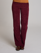 Calça Veludo Cotelê Vinho