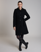 Casaco Lã Natural Varese Pelo com forro de fleece Preto