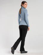 Calça Tricot Invernada Stripe Preta