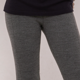 Legging Tricot Invernada Stripe Chumbo Mescla