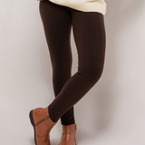 Legging Tricot Invernada Stripe Marrom