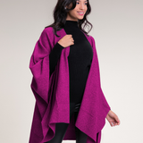 Poncho Strim Rosa U