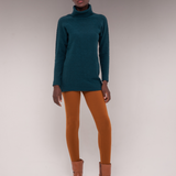 Legging Tricot Invernada Stripe Caramelo Outonal
