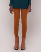 Legging Tricot Invernada Stripe Caramelo Outonal