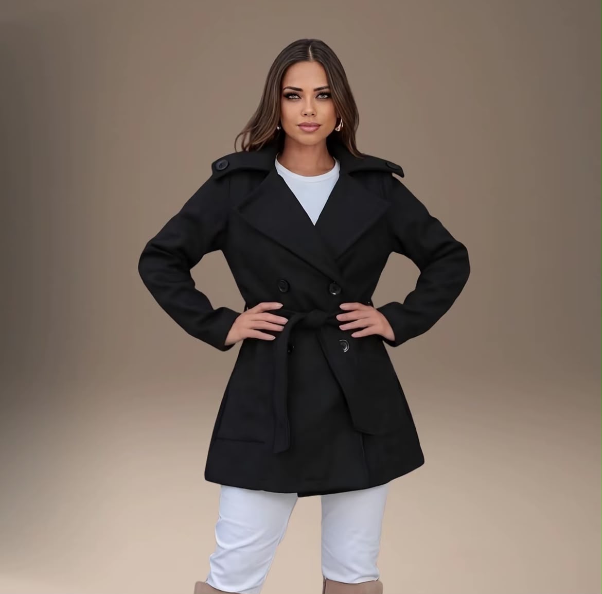 Casaco Sobretudo Blazer Feminino Lã Batida | PREÇO DE LANÇAMENTO