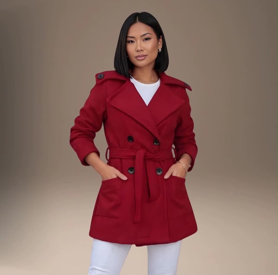 Casaco Sobretudo Blazer Feminino Lã Batida | PREÇO DE LANÇAMENTO
