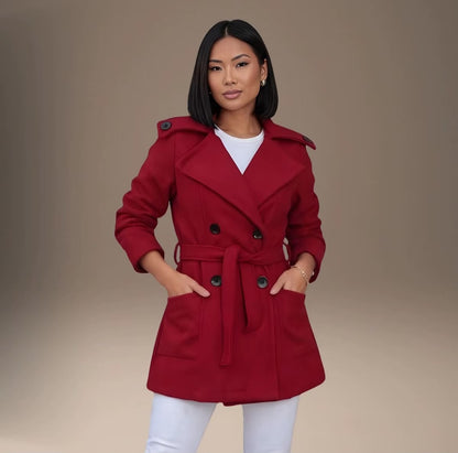 Casaco Sobretudo Blazer Feminino Lã Batida | PREÇO DE LANÇAMENTO