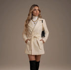 Casaco Sobretudo Blazer Feminino Lã Batida | PREÇO DE LANÇAMENTO
