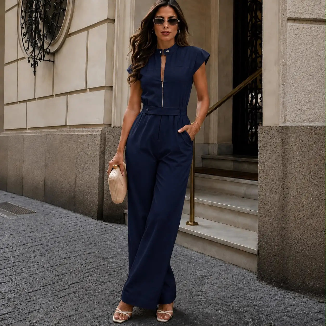 Macacão Feminino Alfaiataria Elegante
