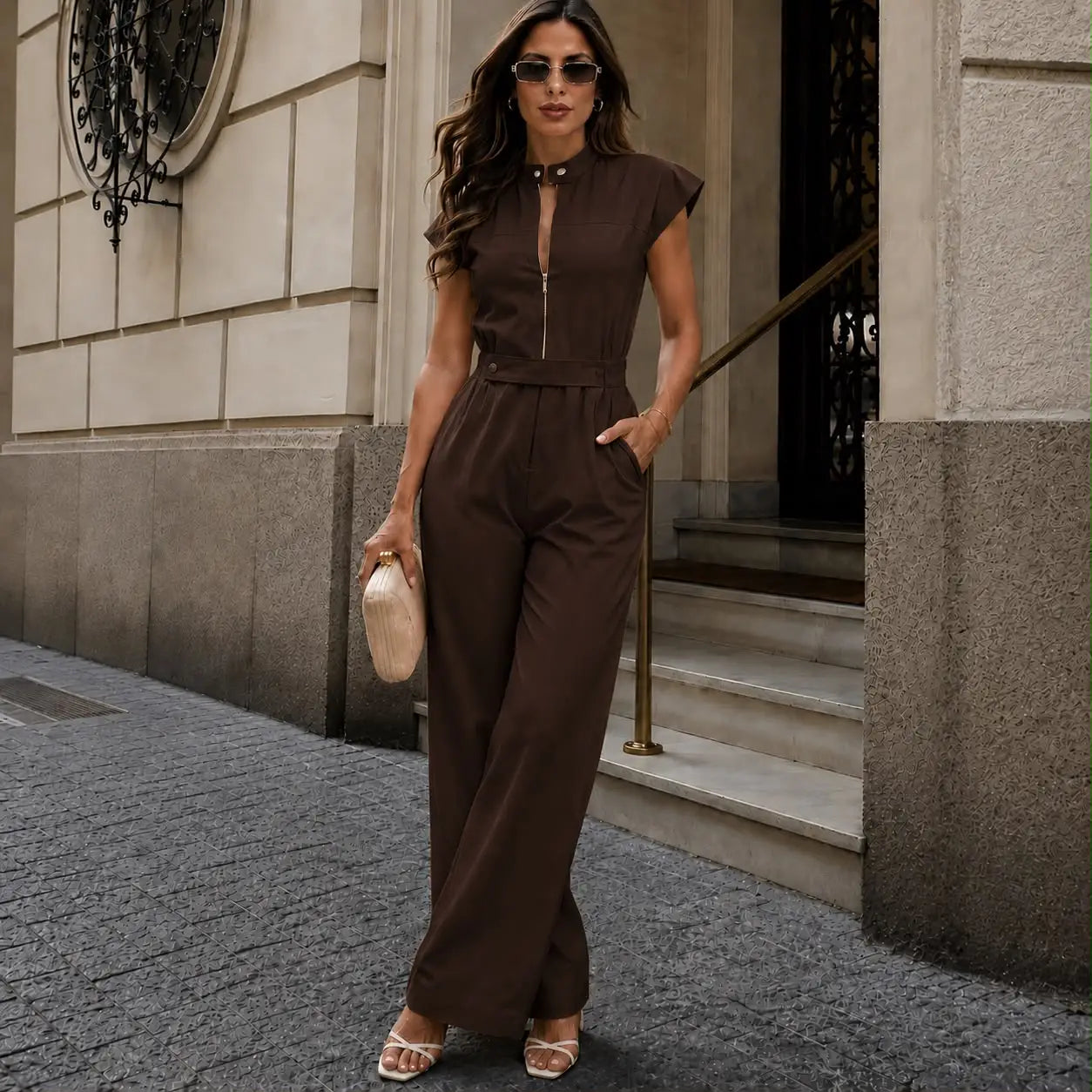 Macacão Feminino Alfaiataria Elegante