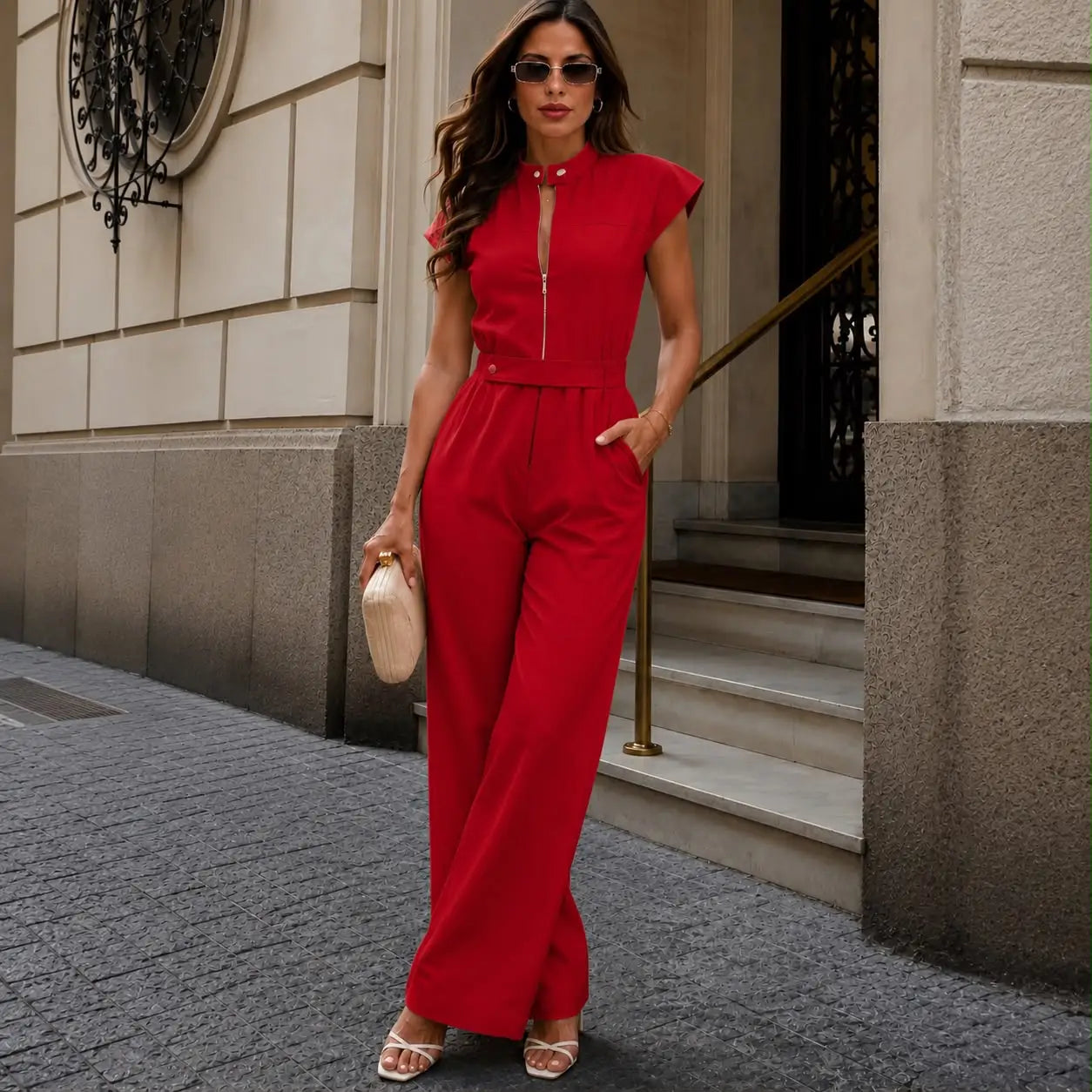 Macacão Feminino Alfaiataria Elegante