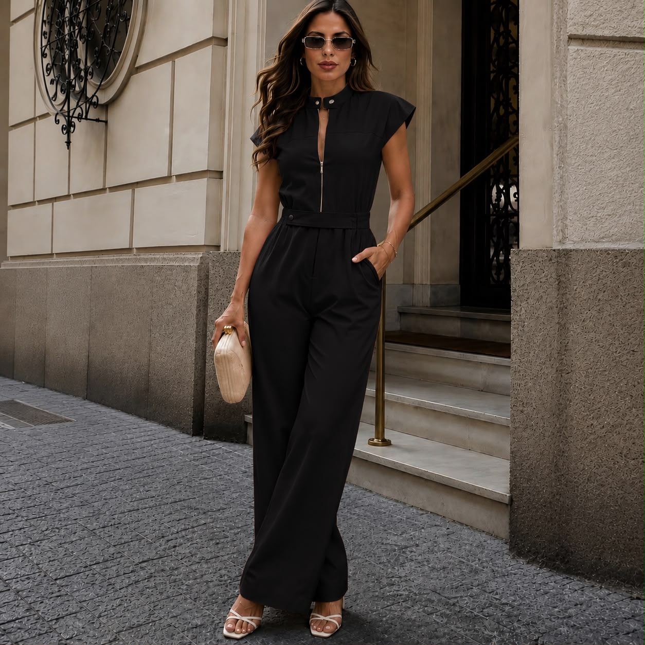 Macacão Feminino Alfaiataria Elegante