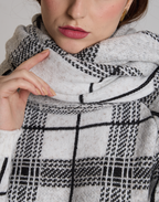 Xale Tartan Dunbar Branca