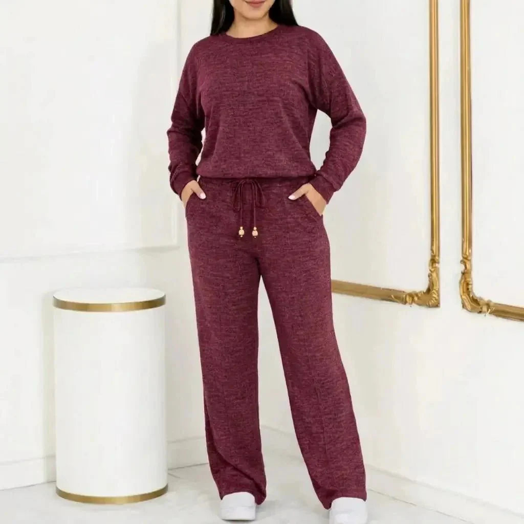 (KIT COM 2) Conjuntinho Paty em Modal Premium (Blusa + Calça) | OFERTA DE OUTONO/INVERNO